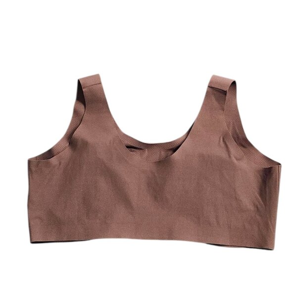 Knix Pullover Bra, Brown, Unpadded, Wireless, XXXXL+ Fits 44DD, 44F, 44G - Picture 5 of 6
